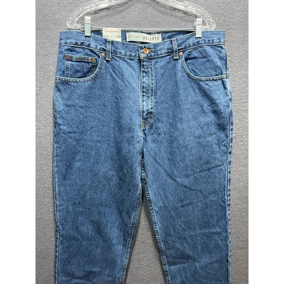 Arizona Original Relaxed Slightly Tapered Jeans Denim Mens Size 38x30 NWT - Picture 3 of 12